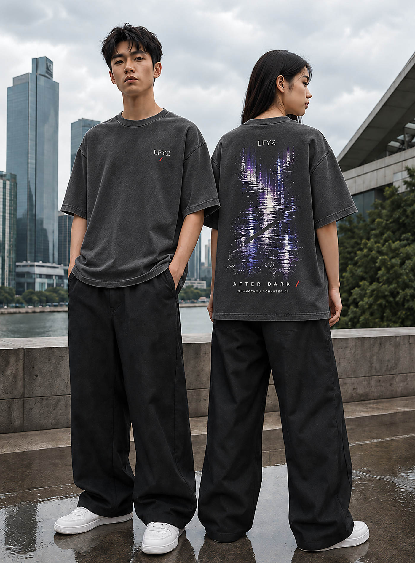 广州夜行 020 T 恤 2