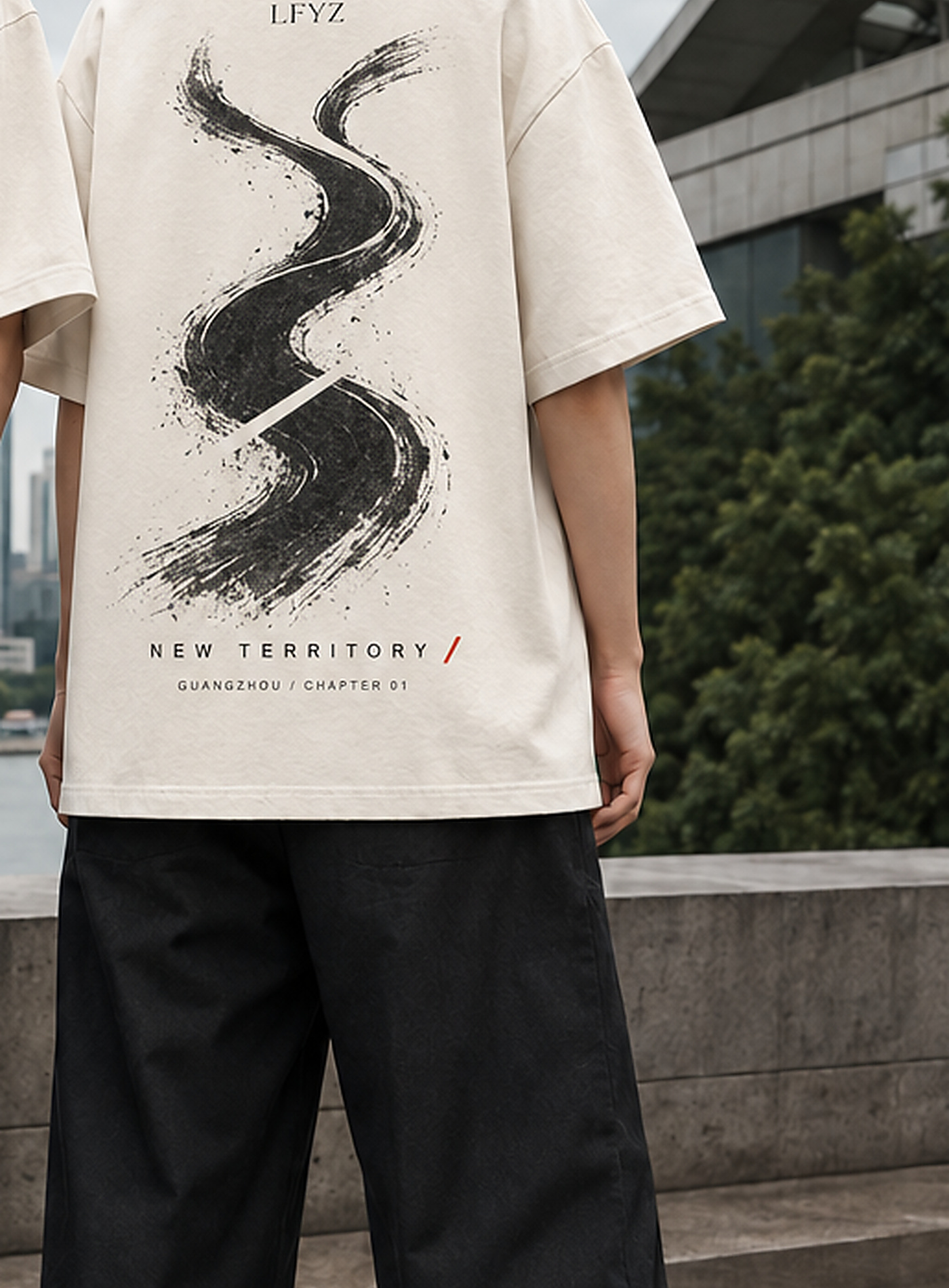 河流轨迹 T 恤 3